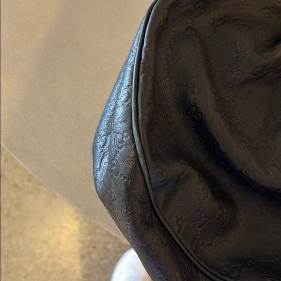 COPY - Gucci Black Hobo Bag with Gold Hardware - Picture 8 of 8